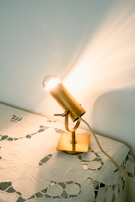 Vintage brass table lamp