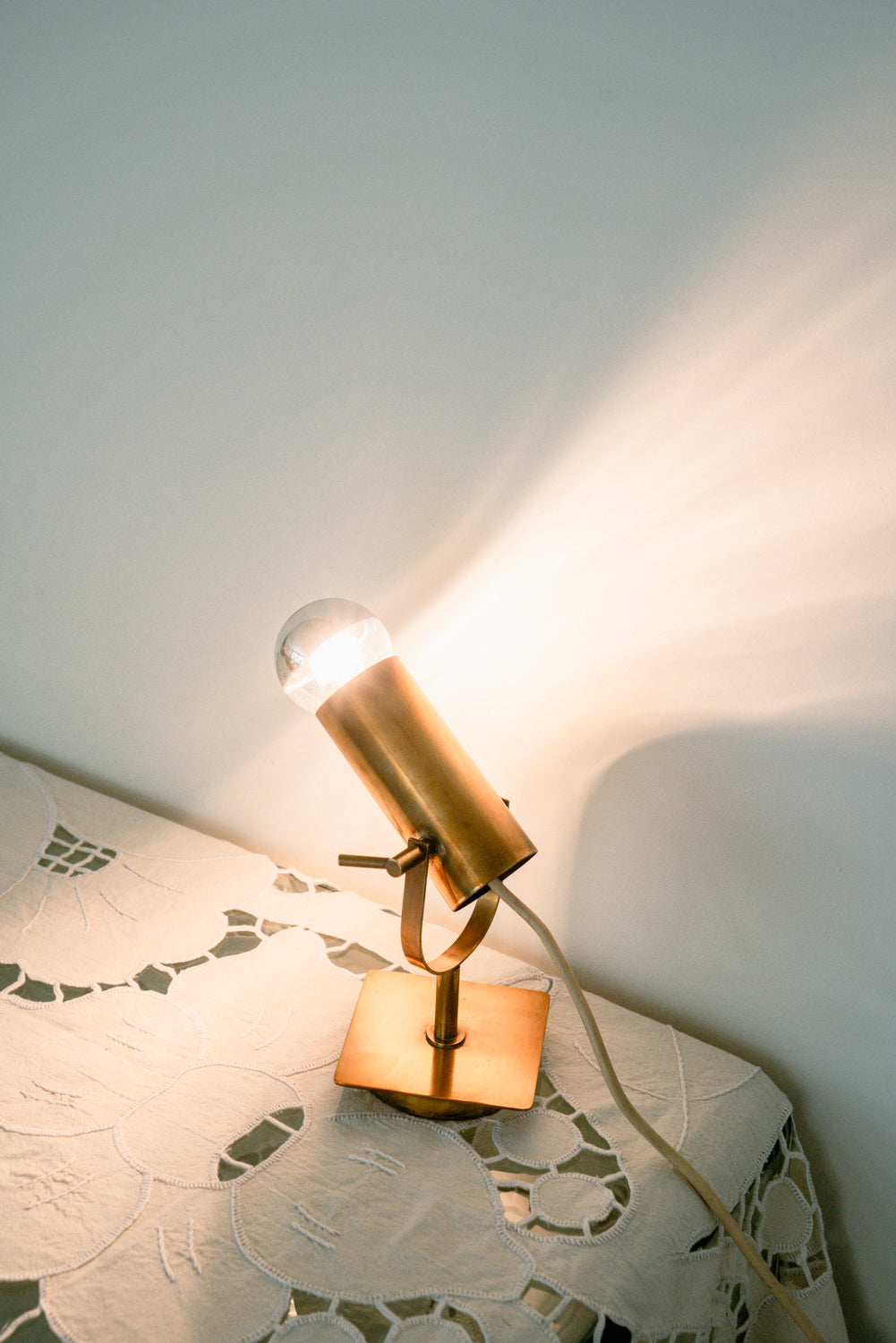 Vintage brass table lamp