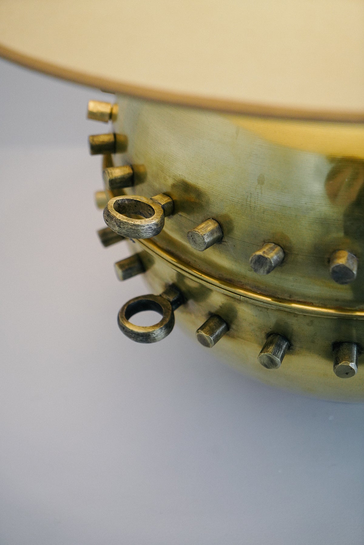 Brass table lamp