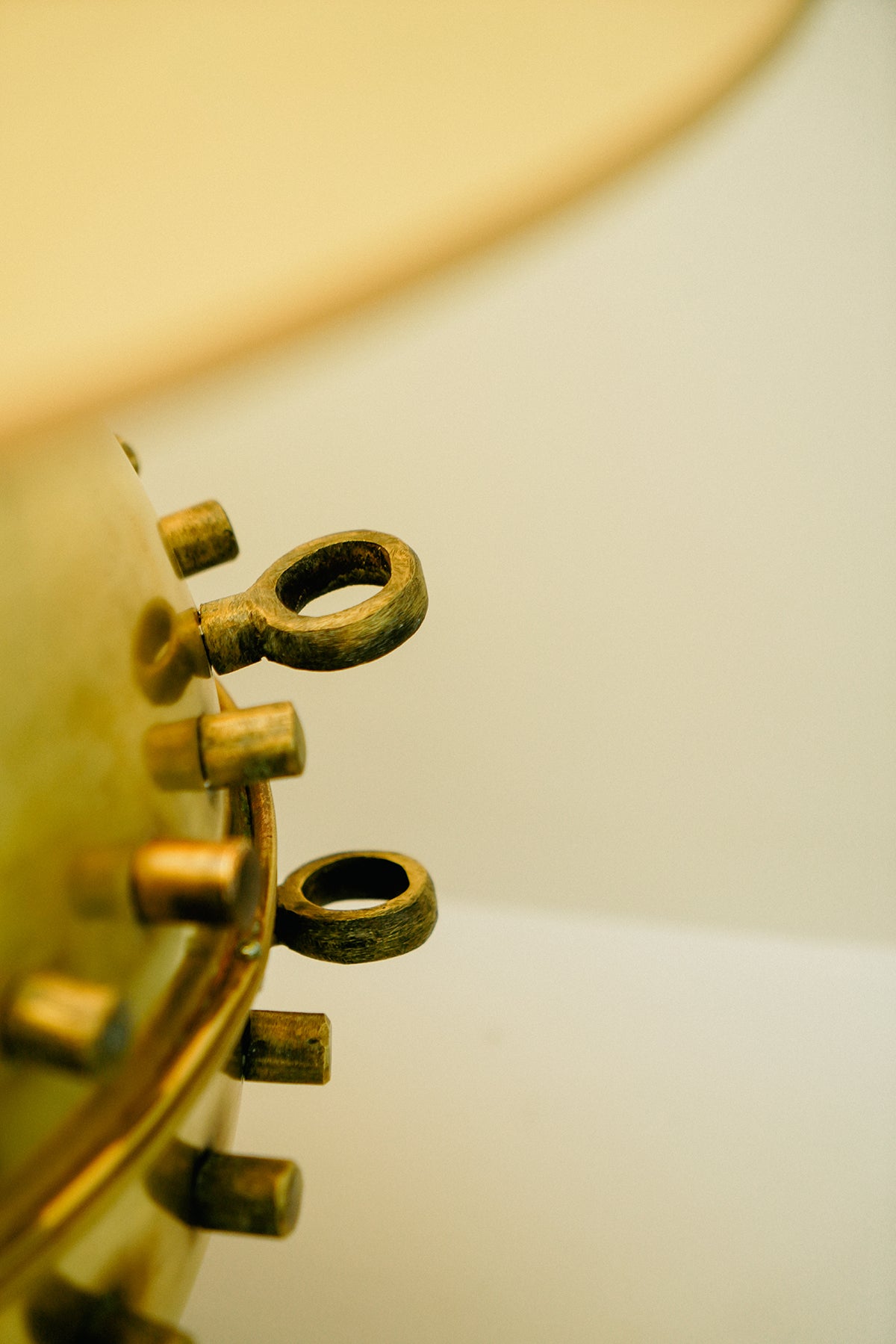 Brass table lamp