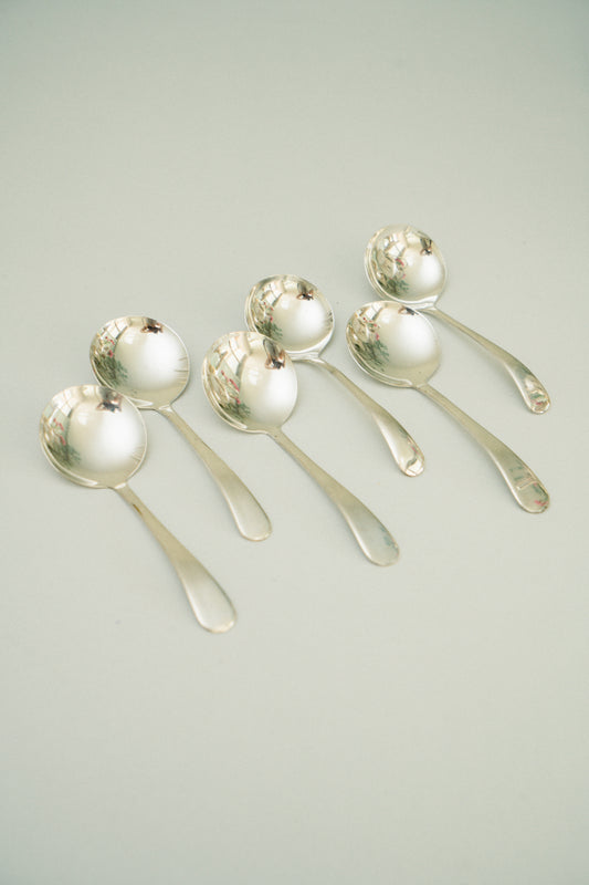 Set of 6 dessert spoons
