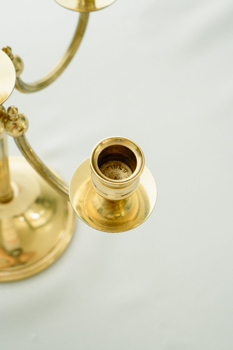 Brass candle holder