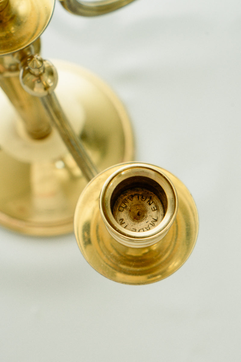Brass candle holder