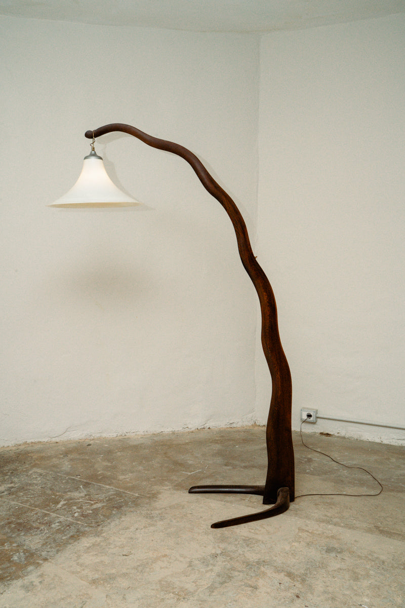 Wavy floor lamp, 1960s
