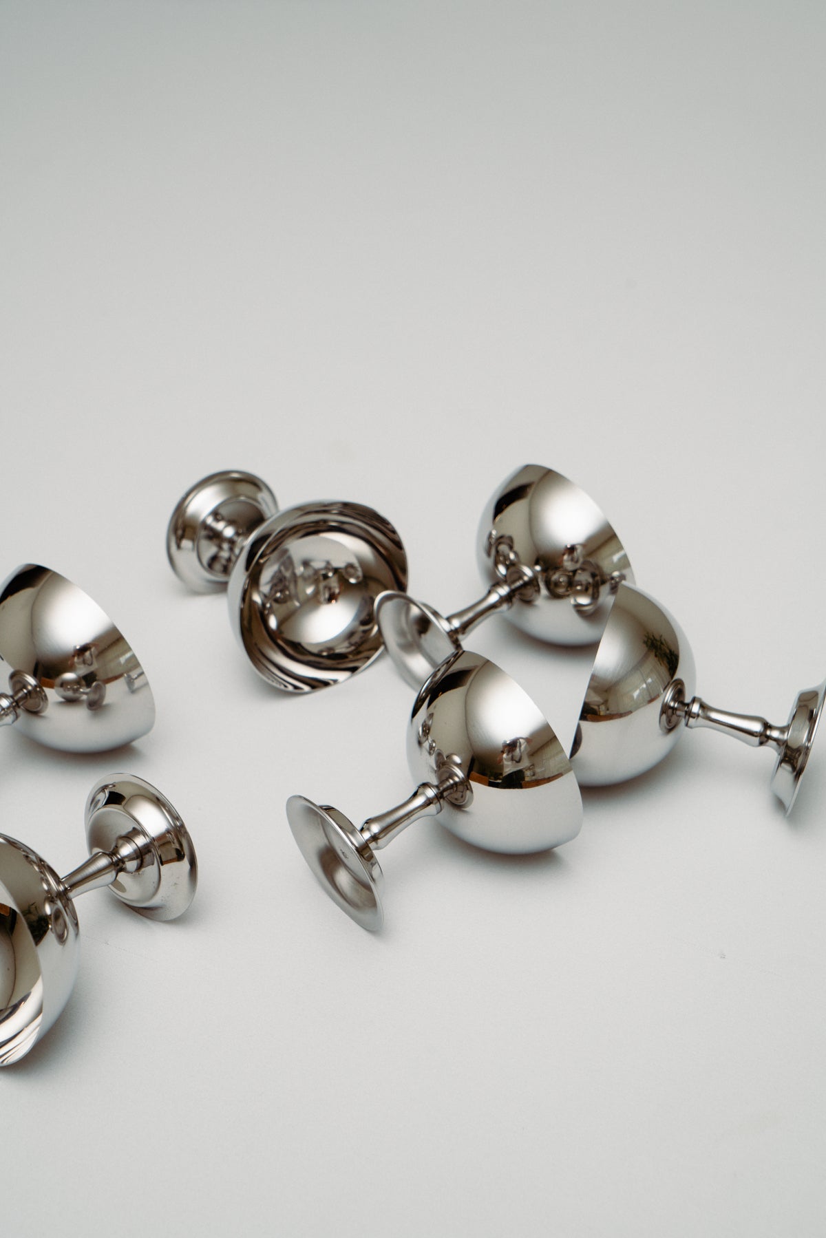 Stainless steel sorbet cups (set of 6)