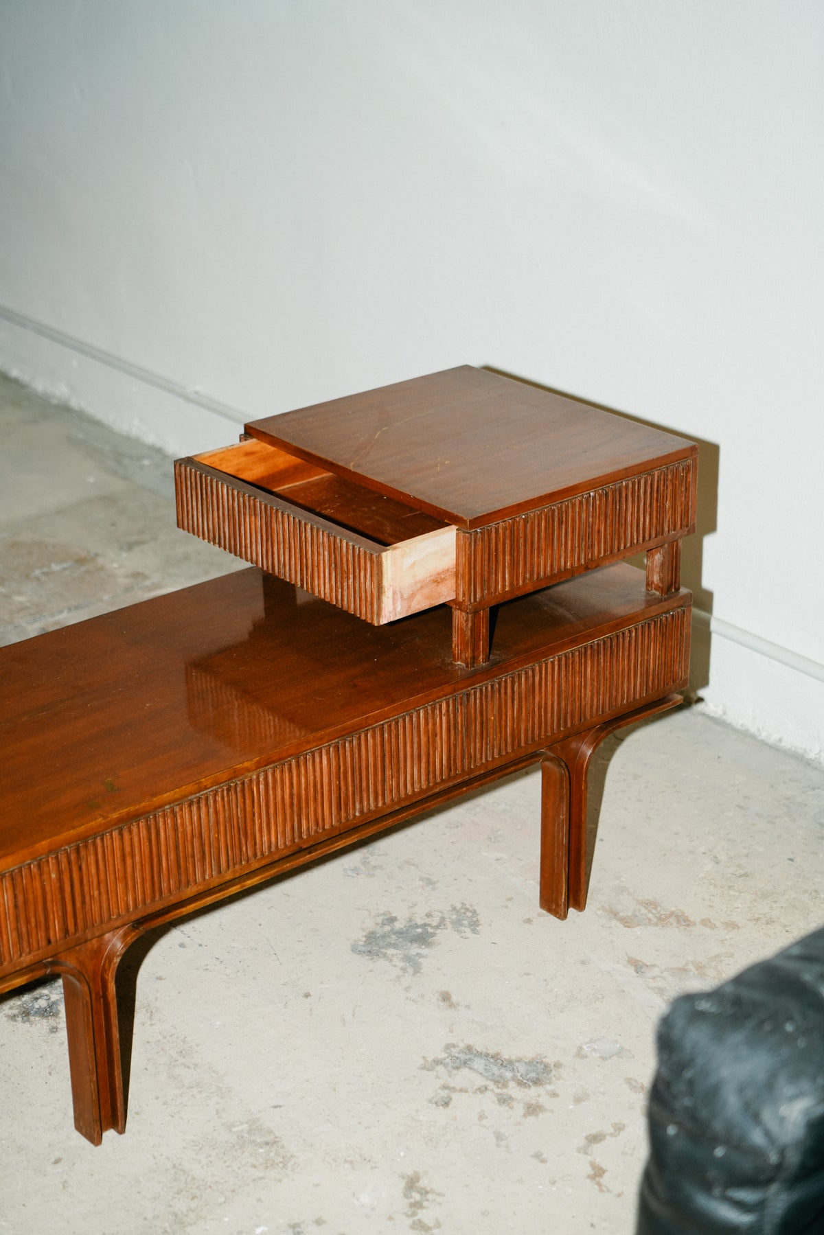 Wooden side table, 1960s