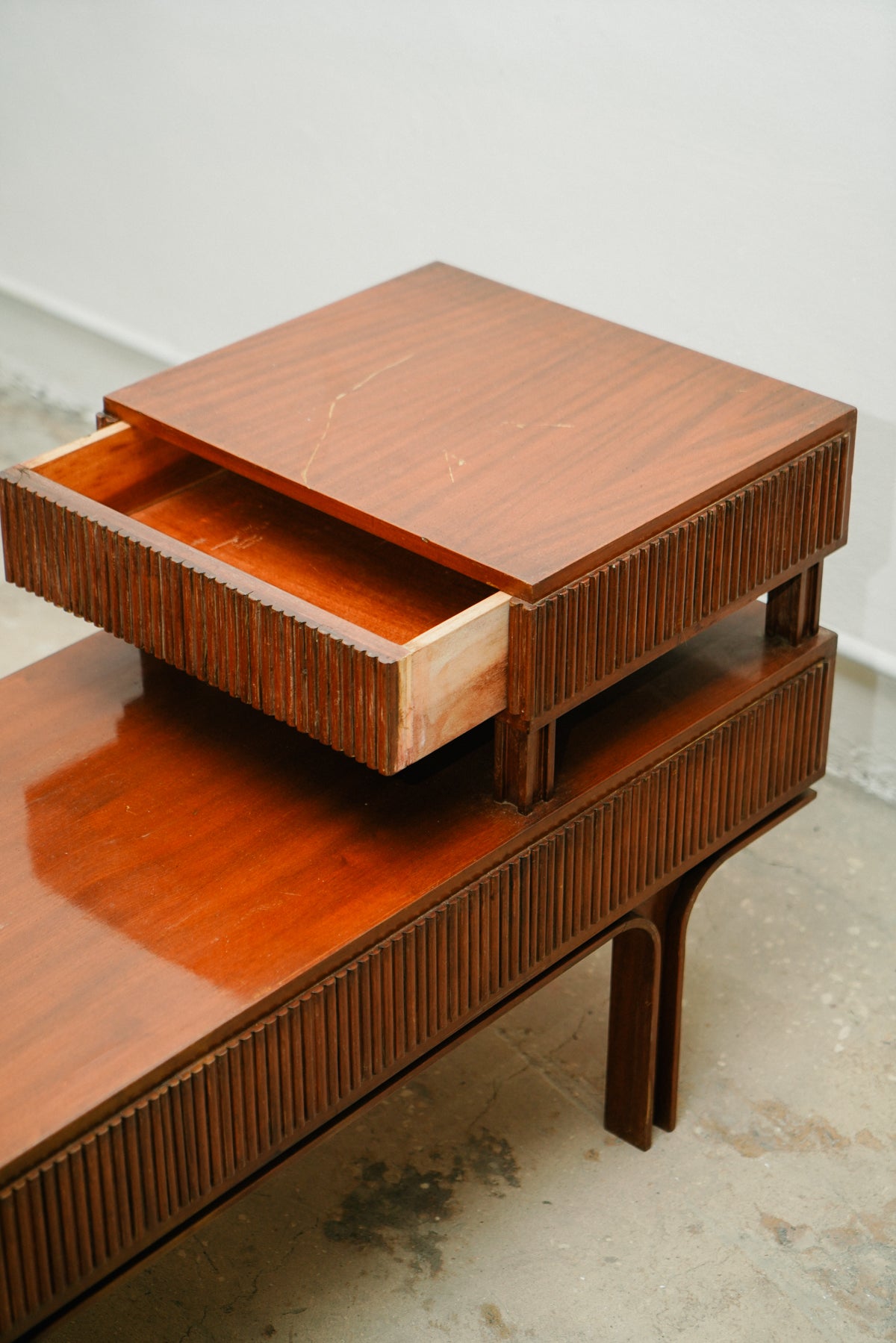 Wooden side table, 1960s