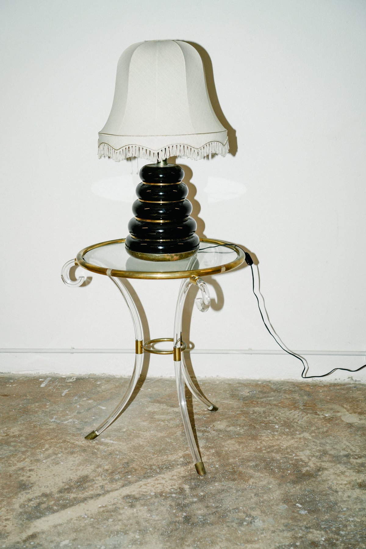 Plexi side Table, 1960s