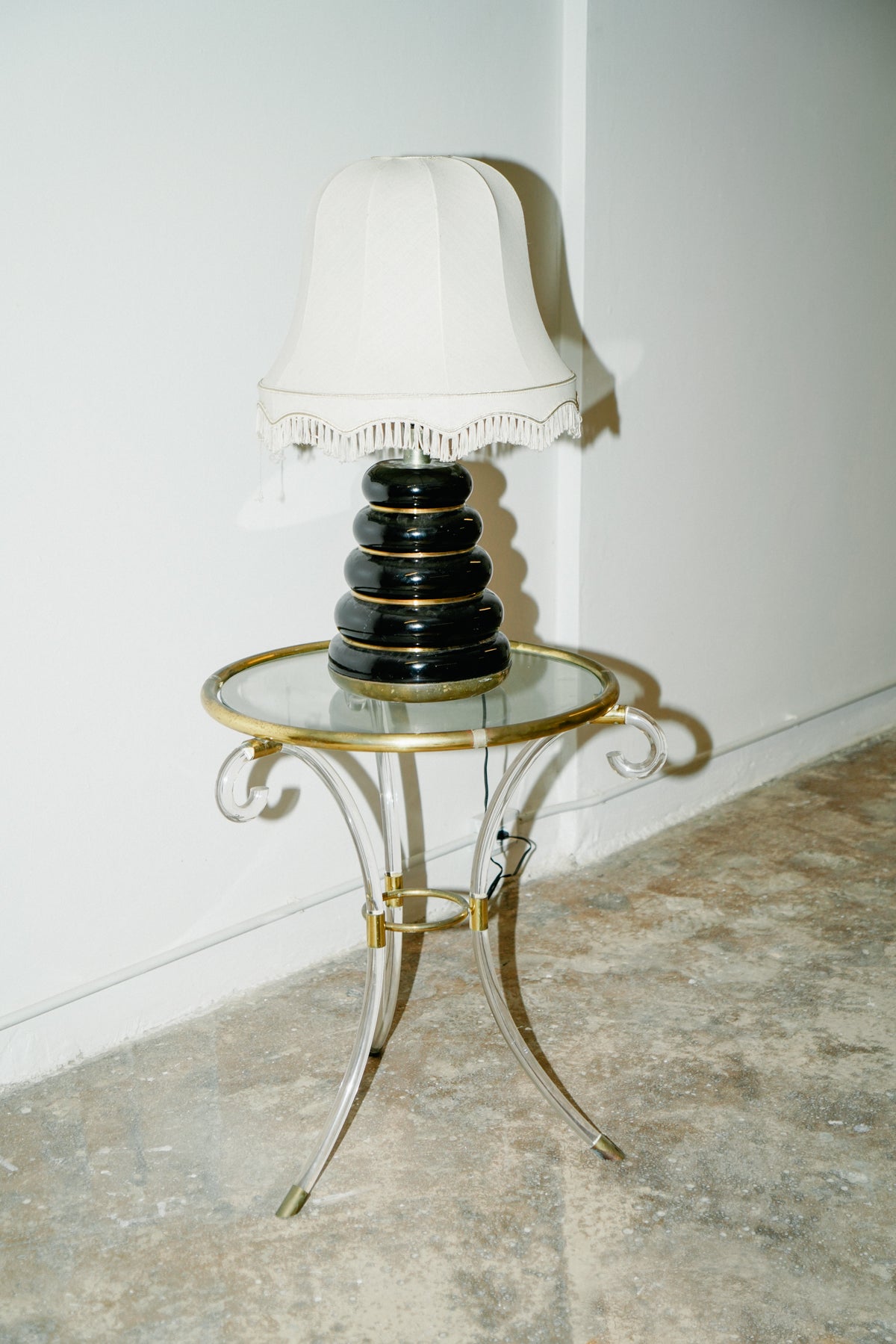 Plexi side Table, 1960s