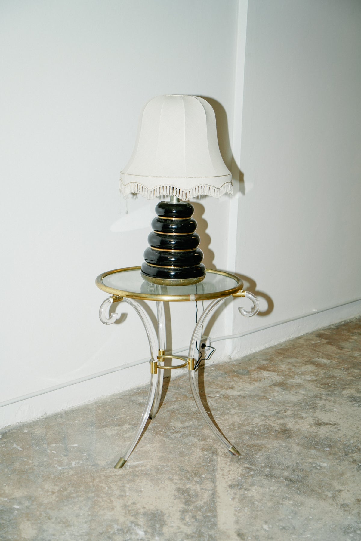 Plexi side Table, 1960s