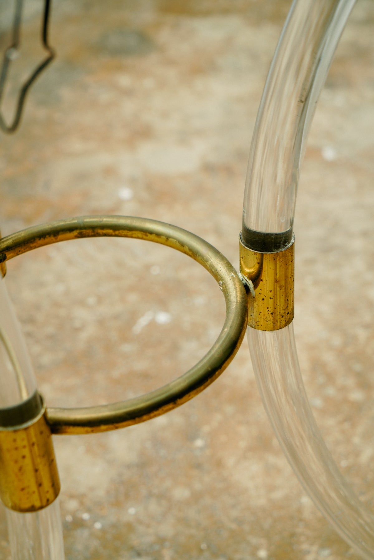 Plexi side Table, 1960s