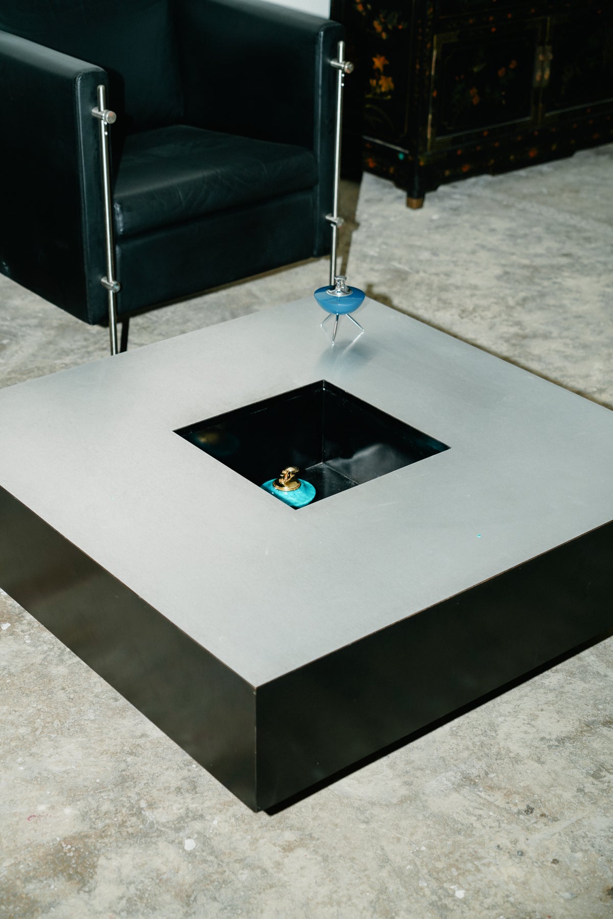 Dry bar coffee table, 1960s