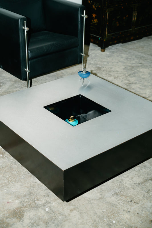 Dry bar coffee table, 1960s
