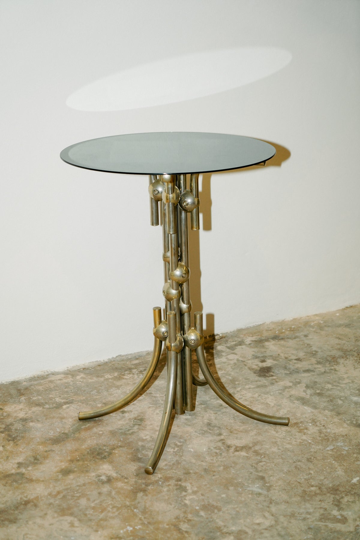 High chromed side table, 1960s
