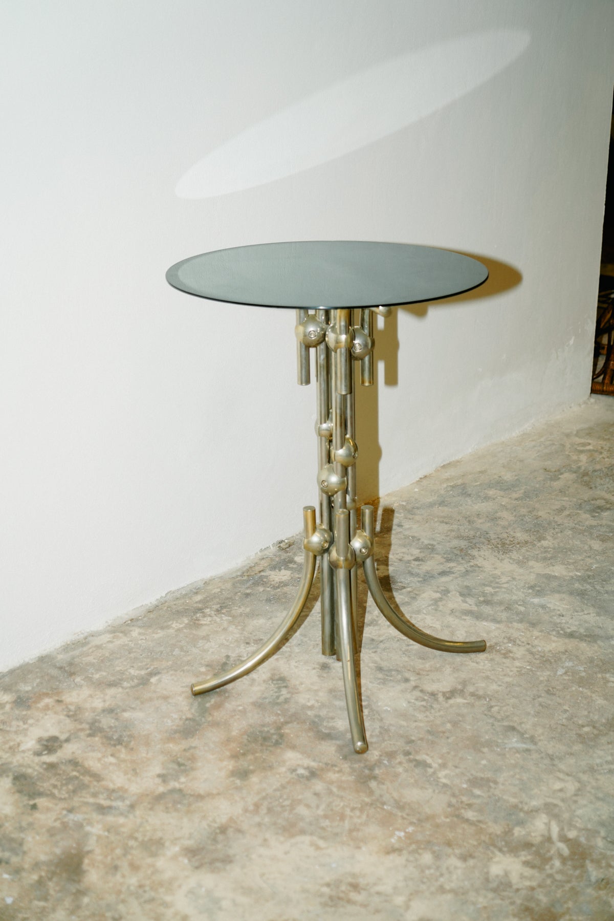 High chromed side table, 1960s