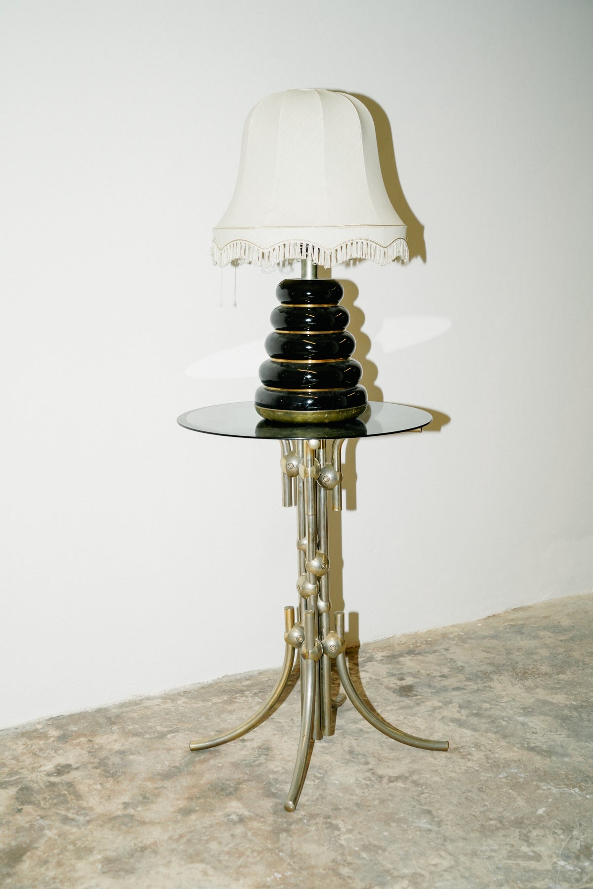 High chromed side table, 1960s