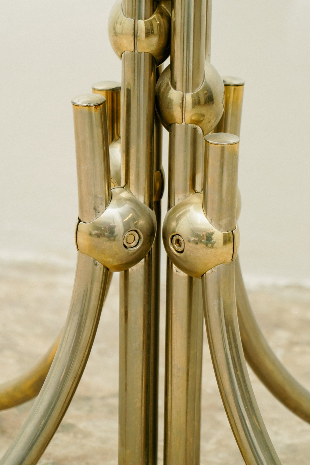 High chromed side table, 1960s