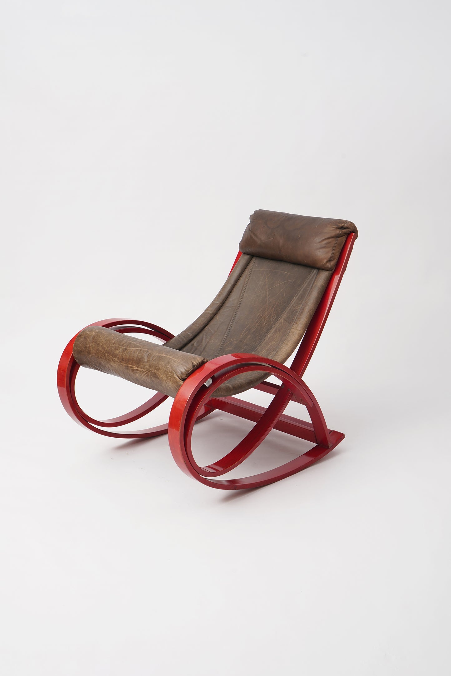 Sgarsul Rocking Chair by Gae Aulenti for Poltronova