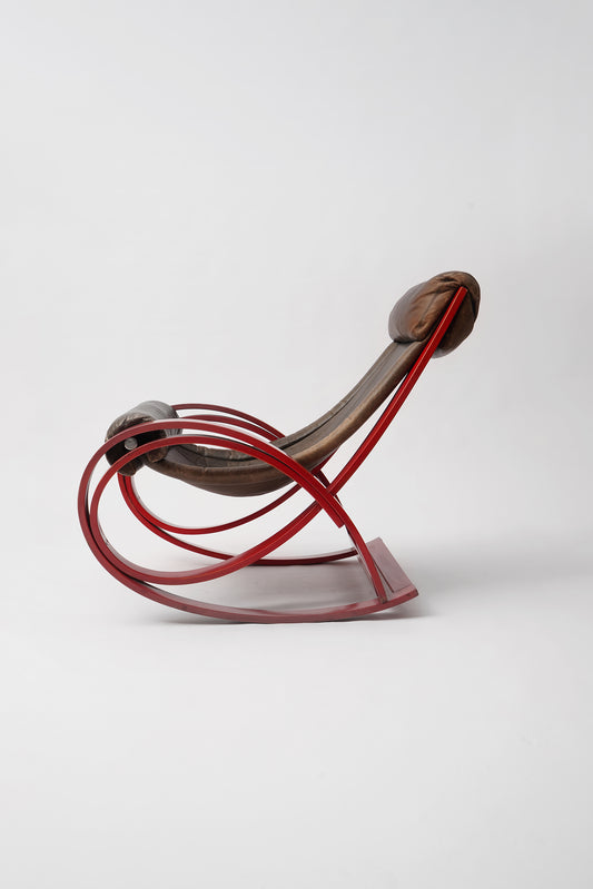 Sgarsul Rocking Chair by Gae Aulenti for Poltronova