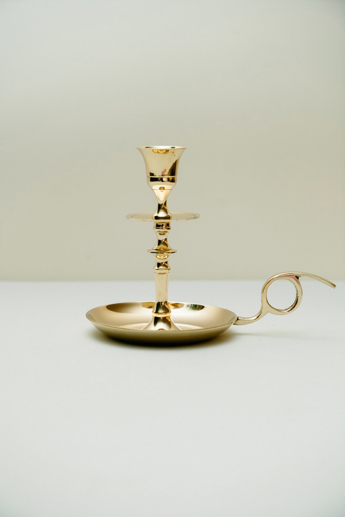 Brass candle holder