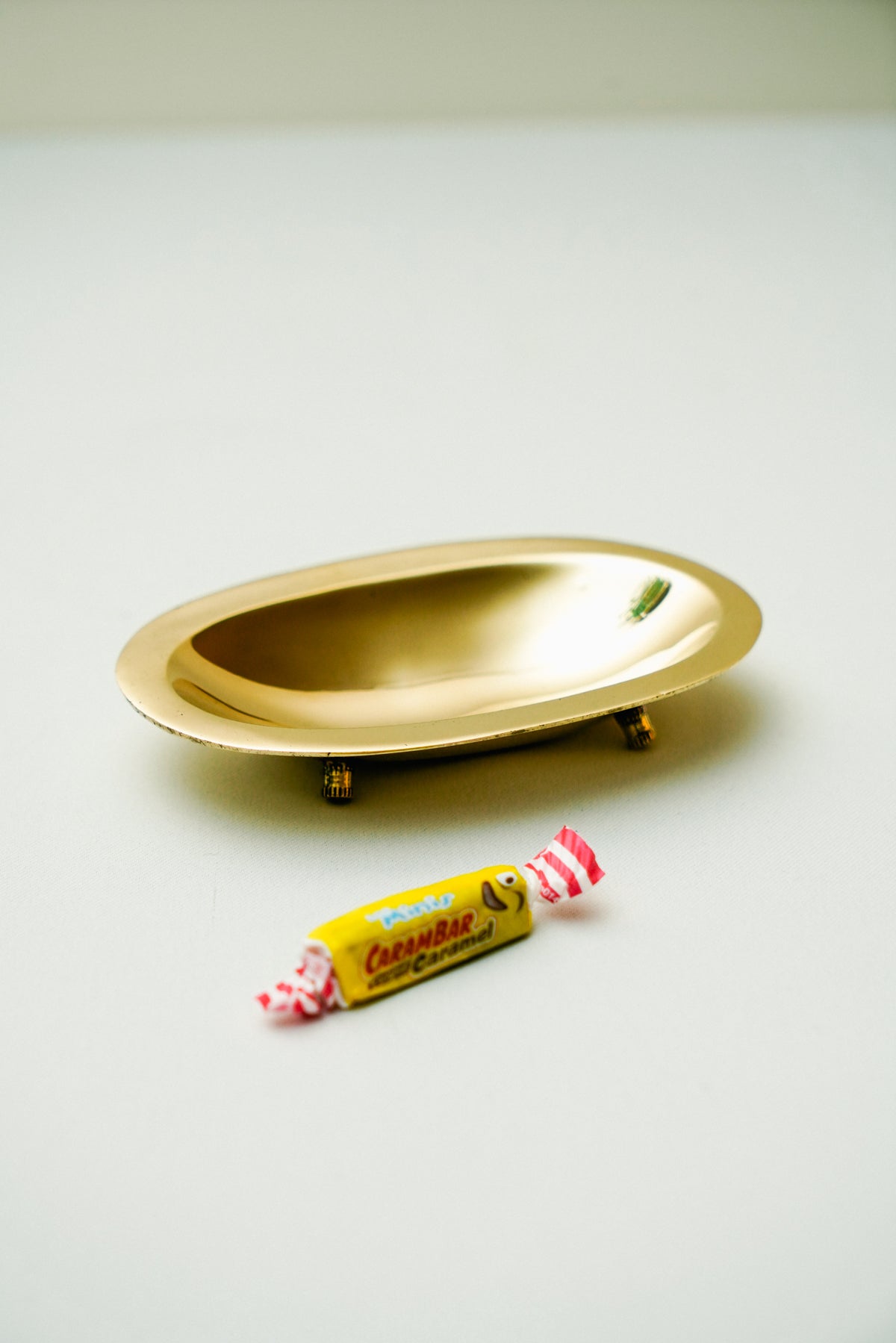 Brass soap dish