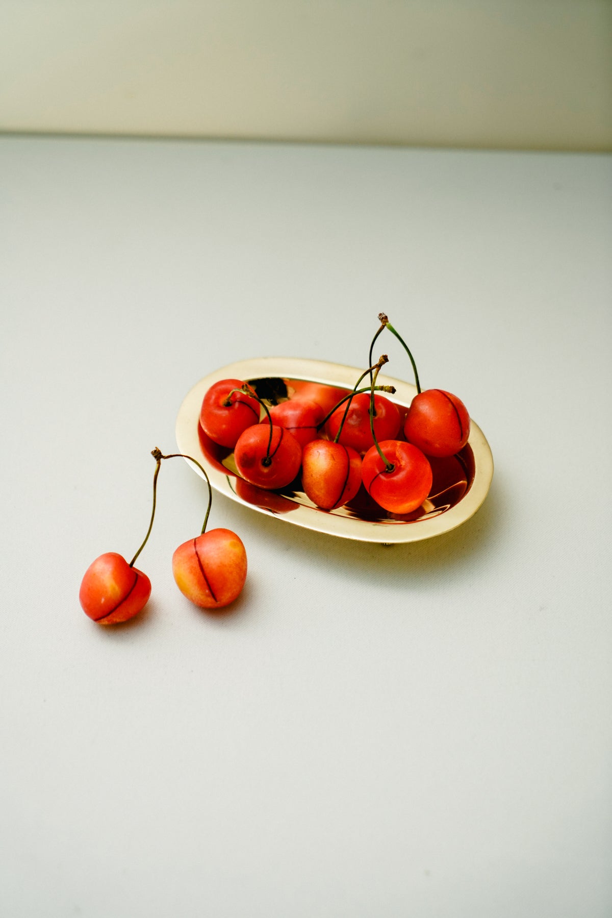 Brass soap dish