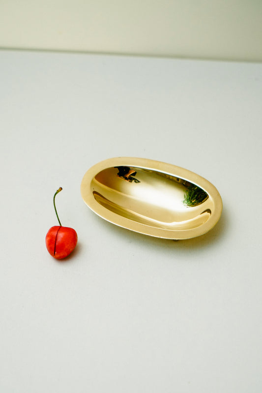 Brass soap dish