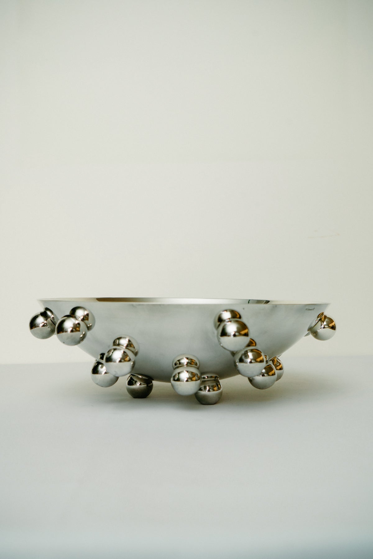 Christofle "Atomes d'Argent'' centerpiece bowl by Richard Hutten