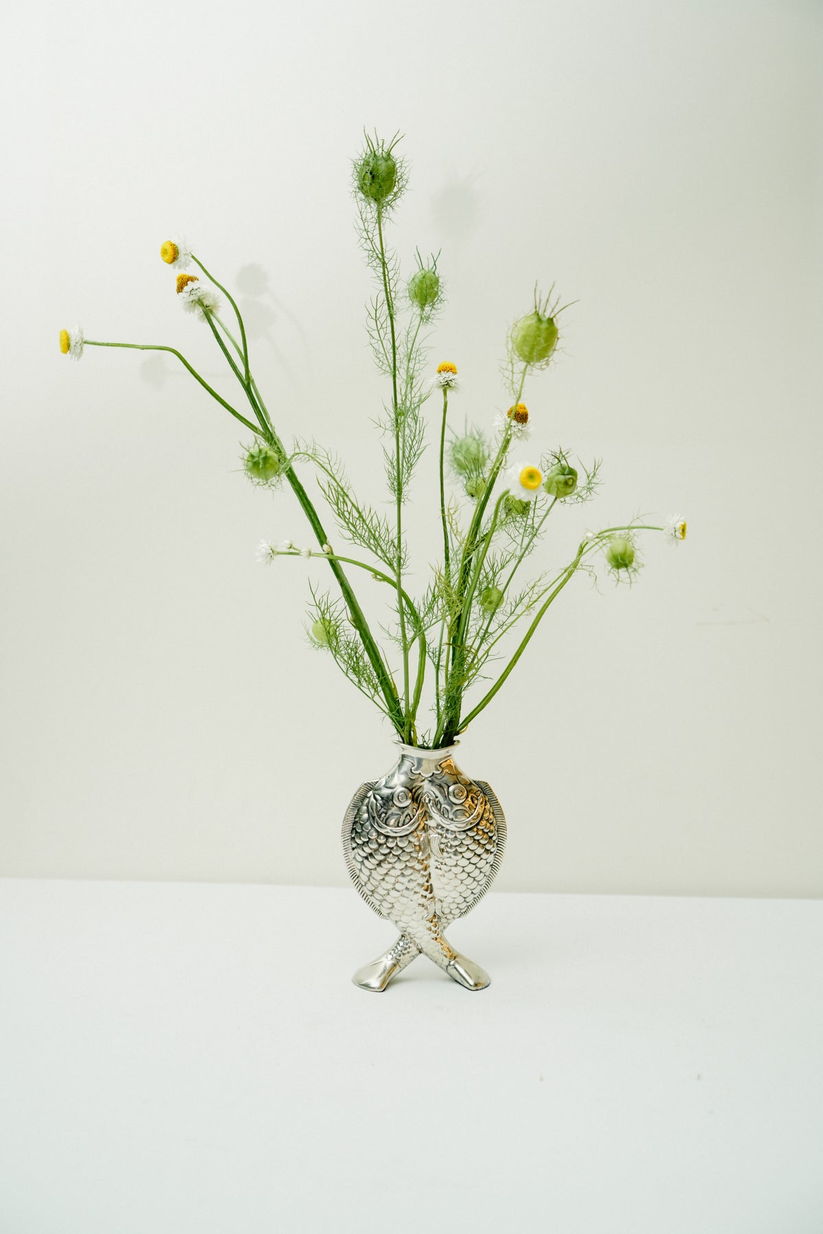 Christofle fish vase by Émile Reiber