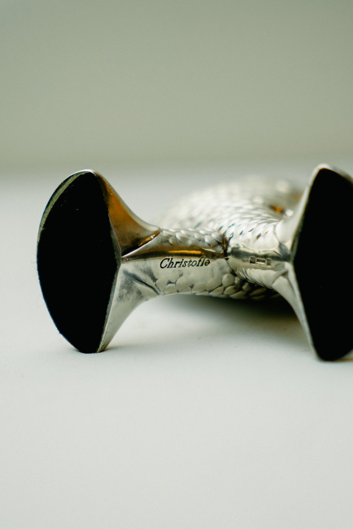 Christofle fish vase by Émile Reiber