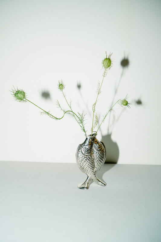 Christofle fish vase by Émile Reiber