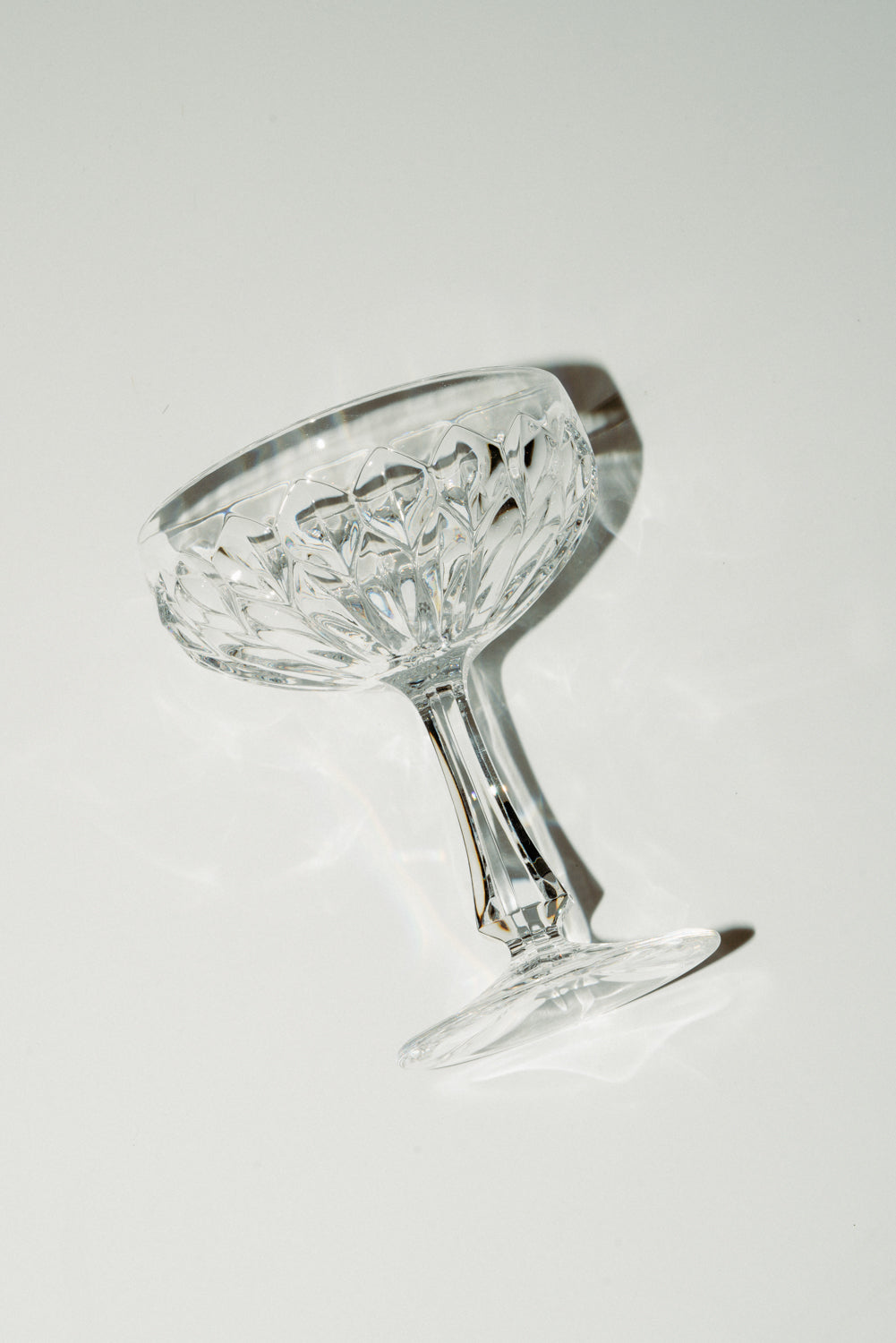 Set of 6 Bavarian Crystal coupes
