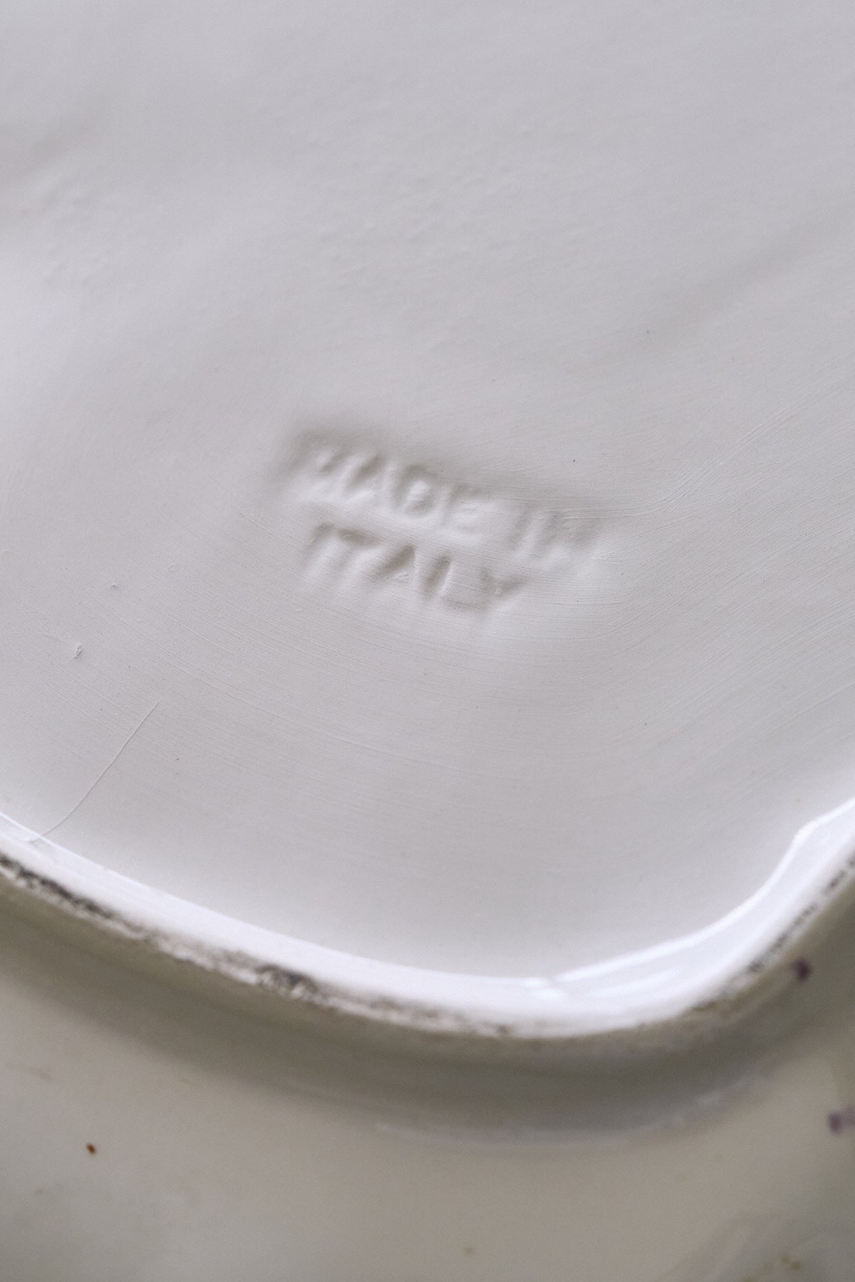 Big ceramic fig plate