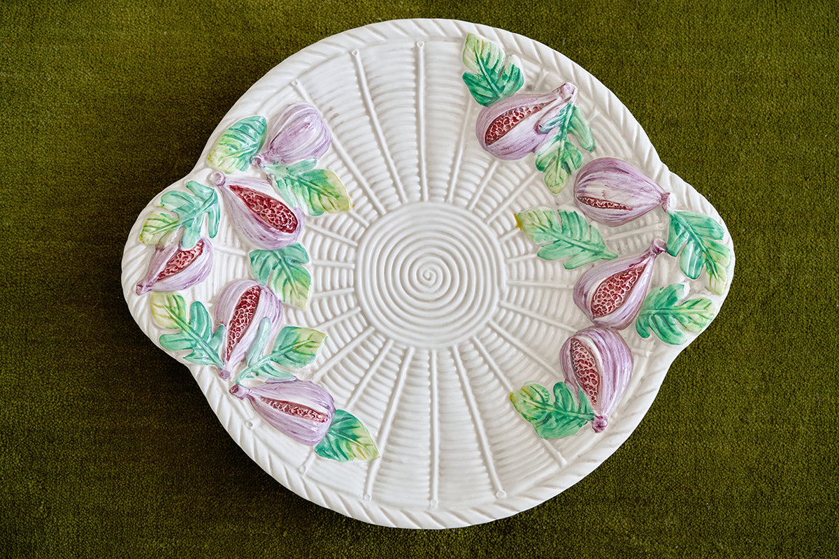 Big ceramic fig plate