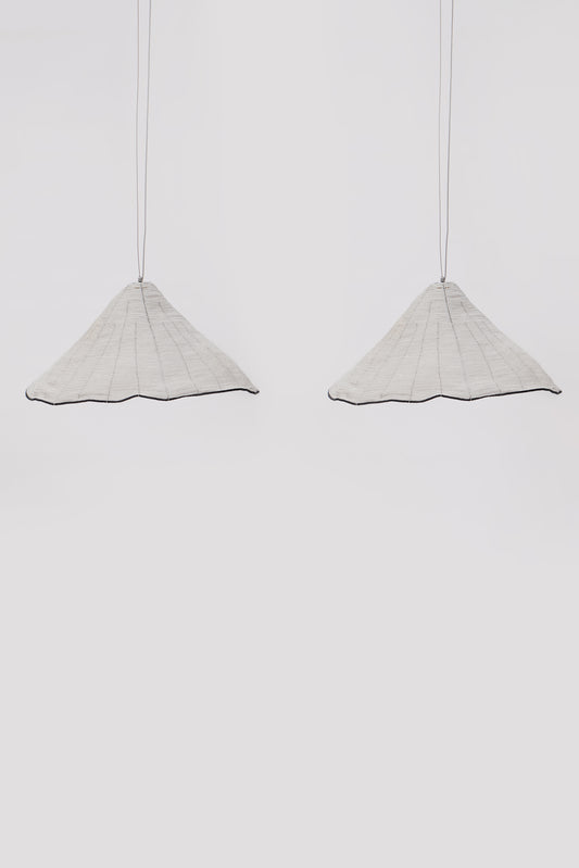 Sarasar beaded ceiling lamps by Roberto Pamio and Renato Toso for Leucos, 1980s