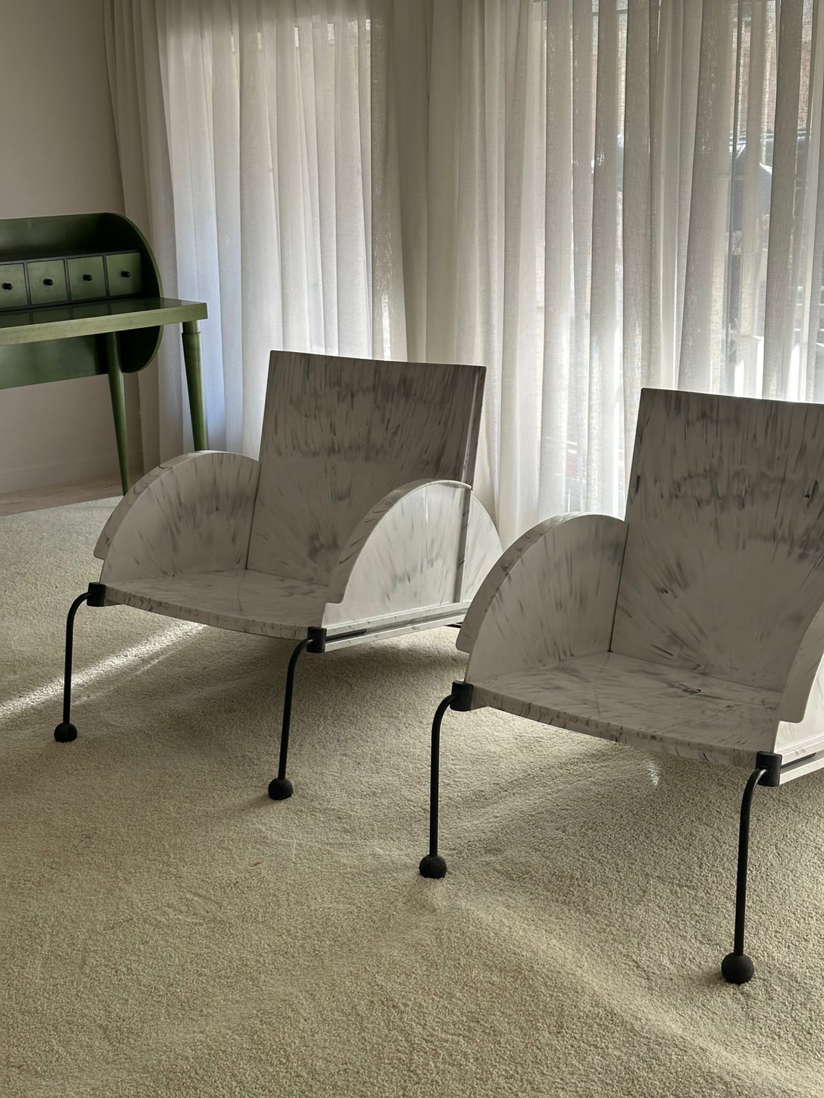 4814 Armchairs by Anna Castelli Ferrieri for Kartell, 1988 (set of 2)