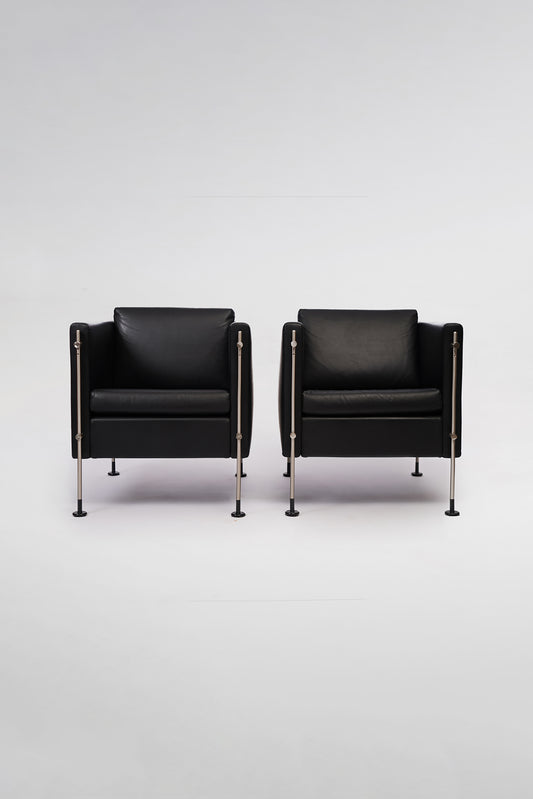 Felix armchair by Burghard Vogtherr for Arflex, 1980s (set of 2)