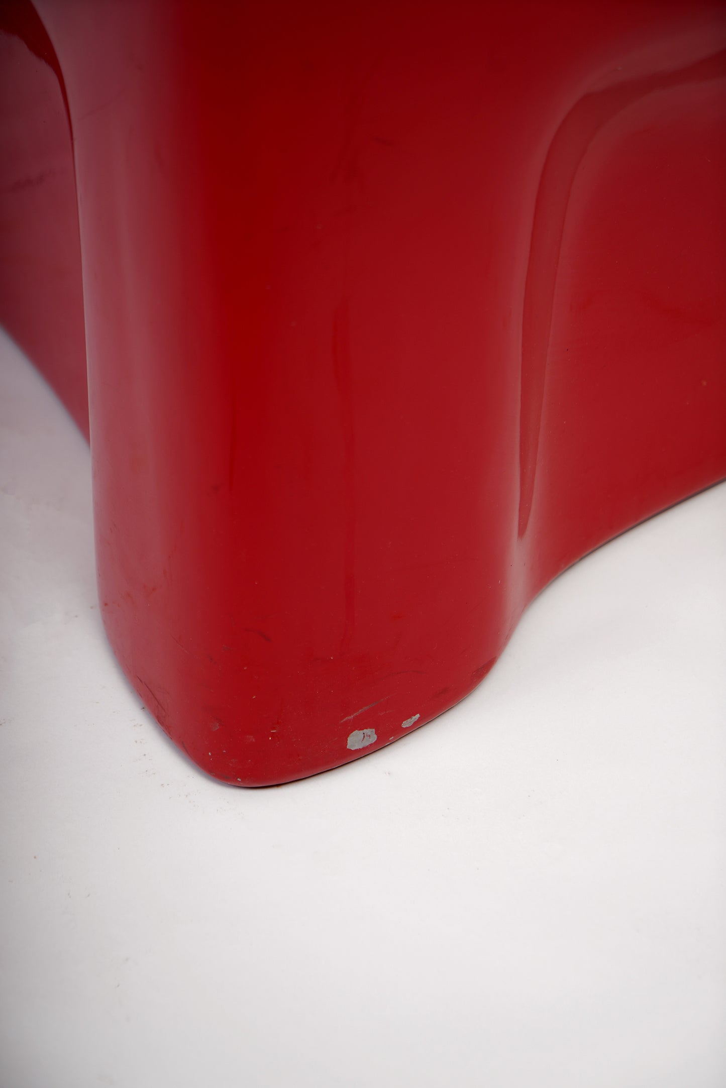 Red Space Age armchair, 1970s