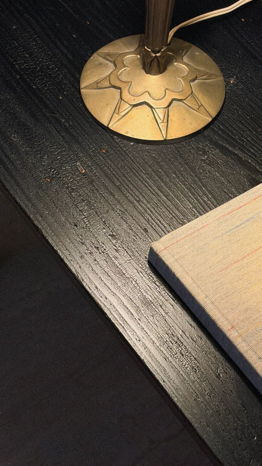 Yakisugi wood bench