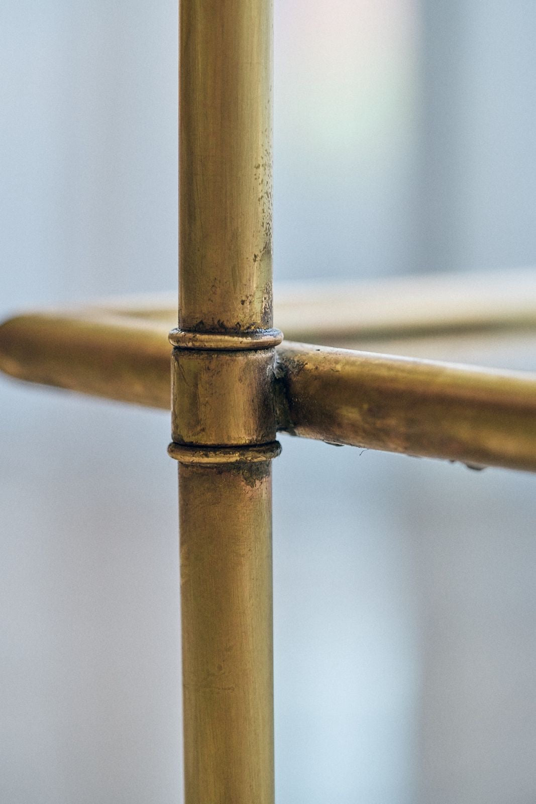 Brass bar cart
