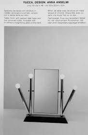 Yucca table & mirror by Anna Anselmi for Bieffeplast, 1980s